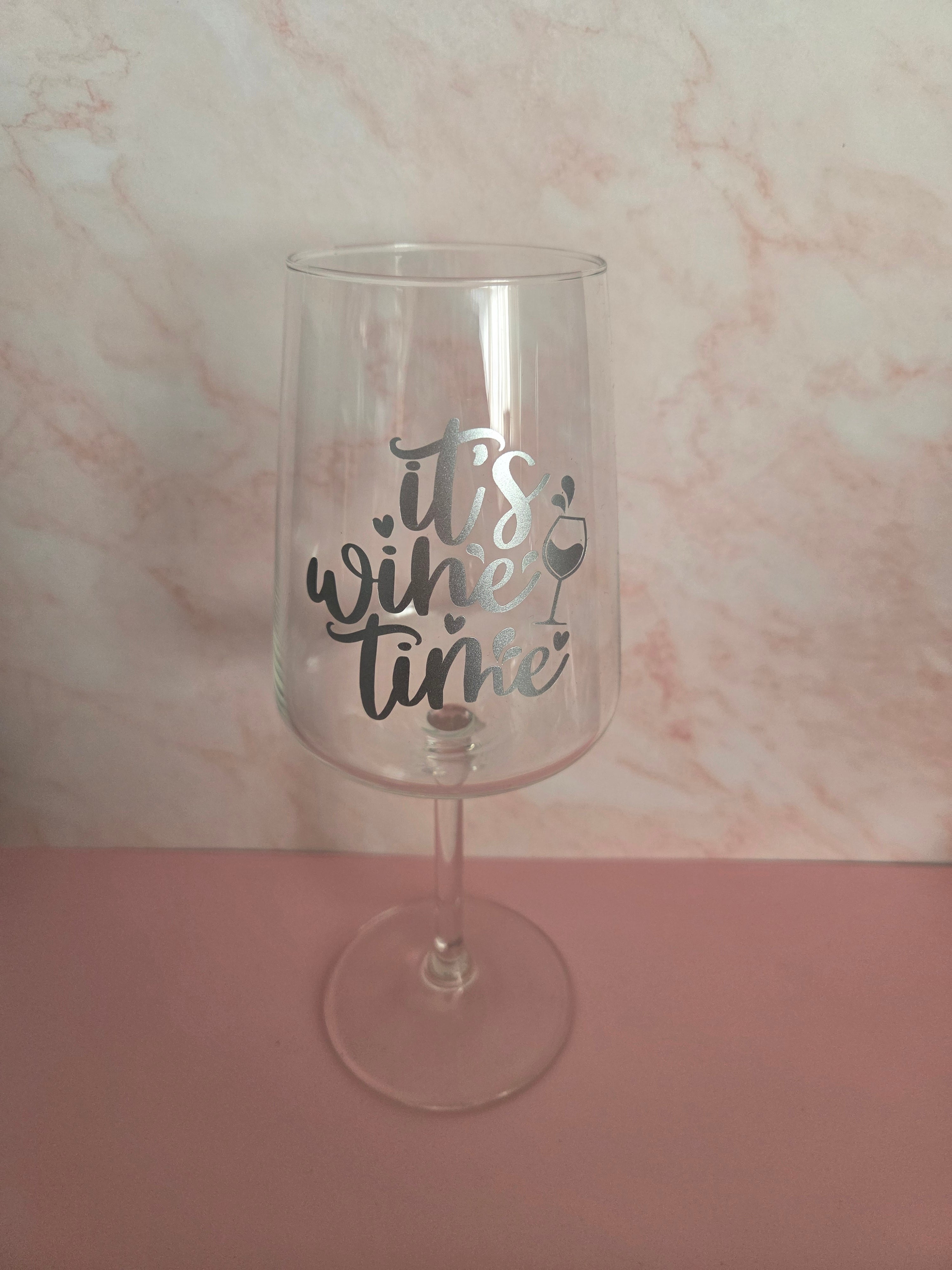 Wijnglas 'Zilver'