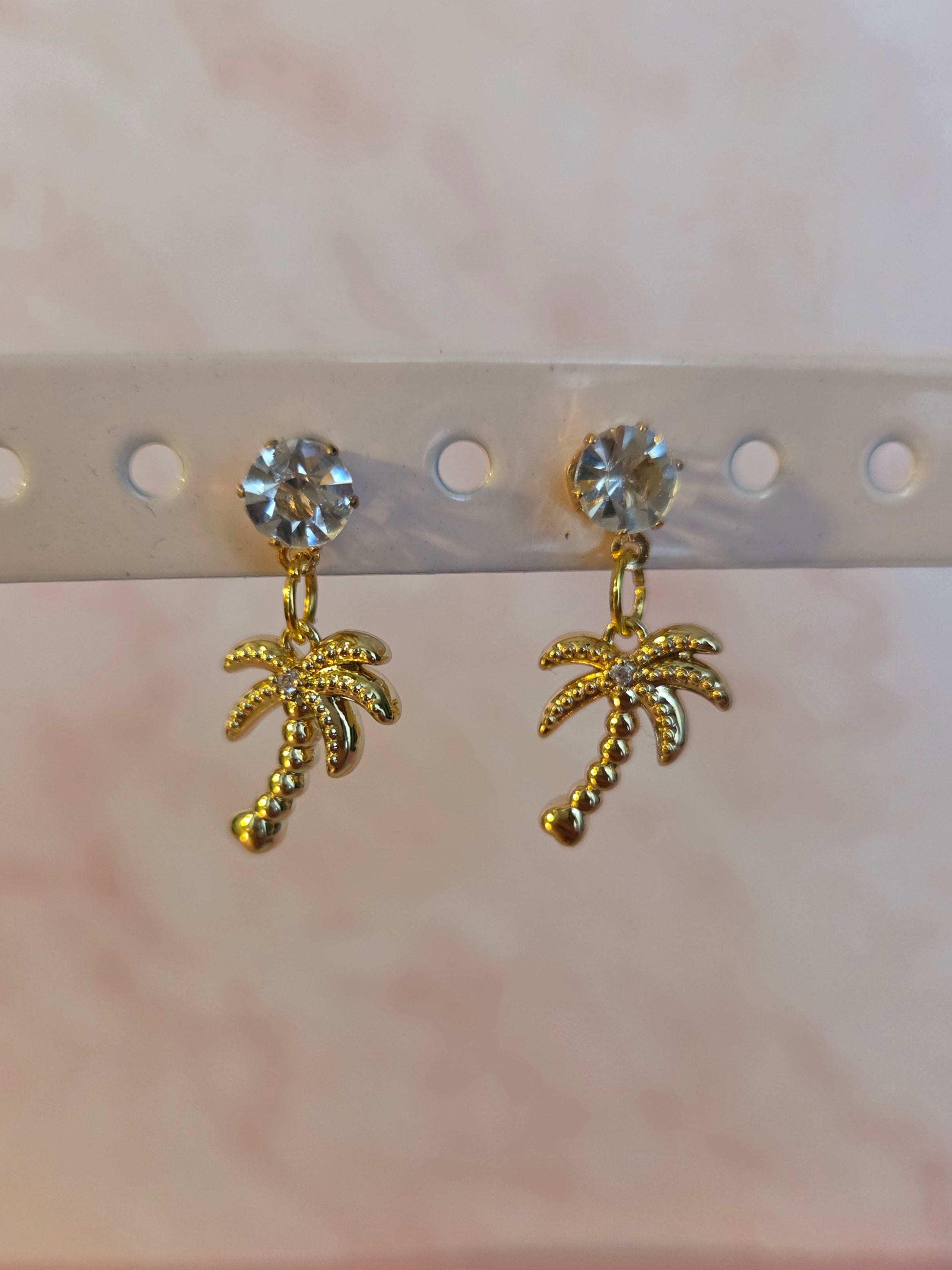 Oorbellen 'Palmboom'